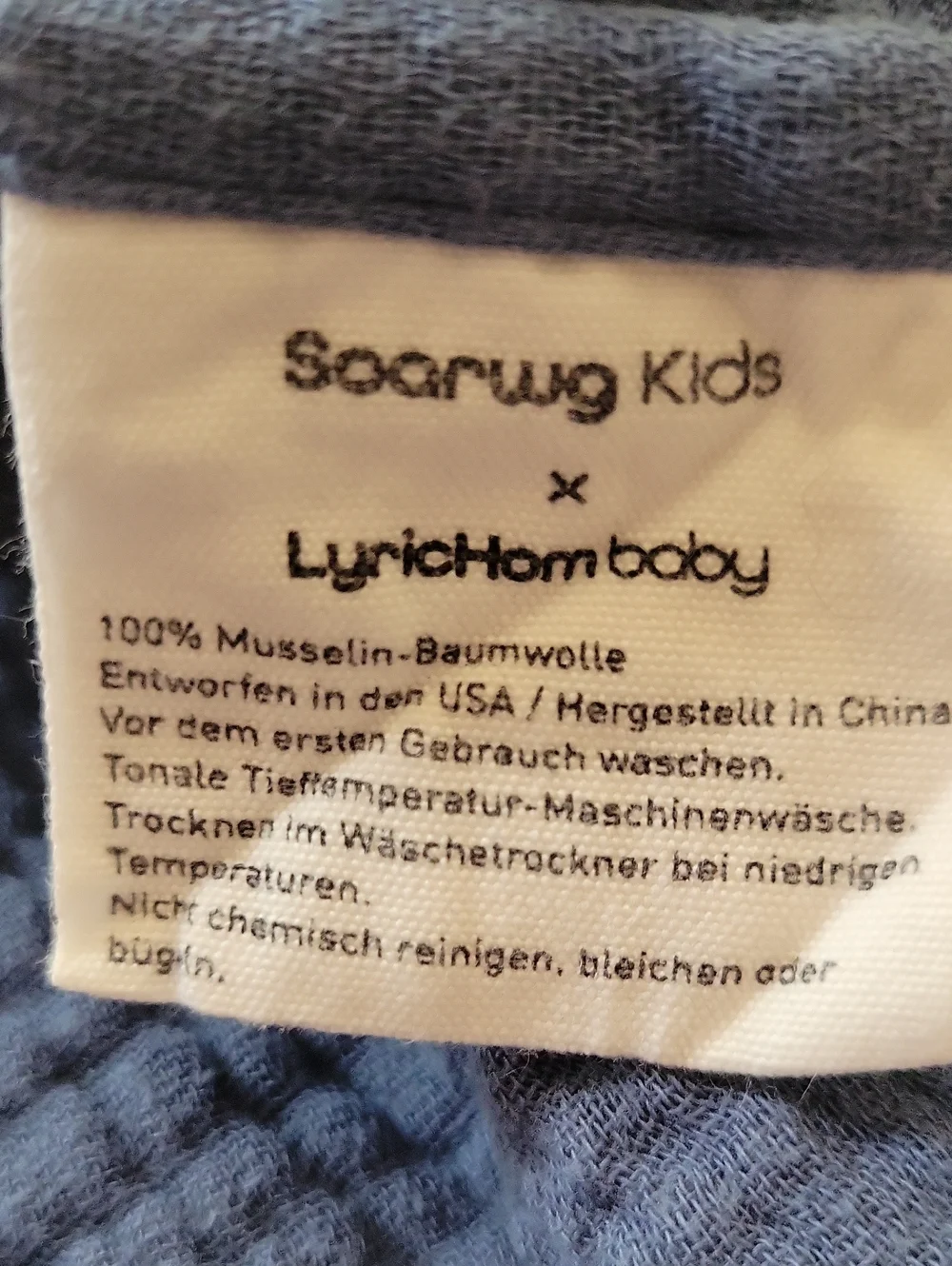 Soarwg Kids + Lyrichom Baby Cotton Muslin Swaddle Blanket